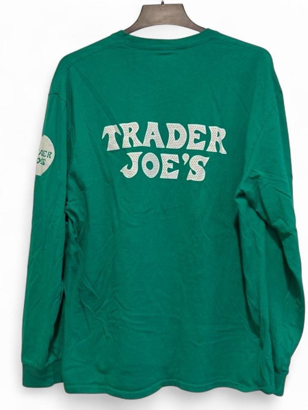 Trader Joe’s Men’s Long Sleeve T-Shirt Green Large